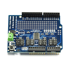 16 Channel Servo Shield (12bit PWM/Servo Driver-I2C Interface PCA9685)