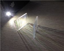 Defective 33x29x2mm Rectangle Optical Glass Dichroic Color Prism