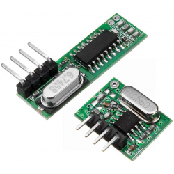 Module recepteur sans Fil RX470 433 MHz RF + Module émetteur sans Fil WL102 433 MHz