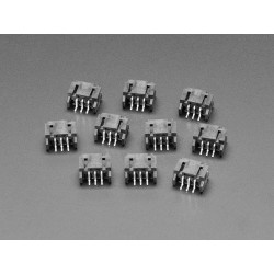 Connecteurs horizontaux JST PH 2mm 3-broches (pack de 10) - STEMMA