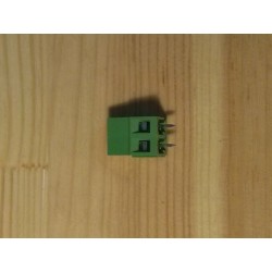 Bornier à vis 2 pins
