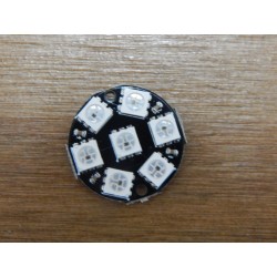 Adafruit NéoPixel Jewel 7 LEDs RGBW blanc naturel