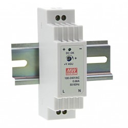 Alimentation pour rail DIN industrielle AC-DC sortie 5Vdc à 2,4A