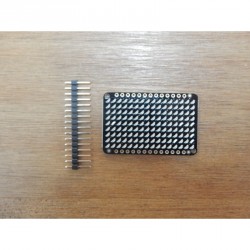 LED Charlieplexed Matrix - 9x16 LEDs - Jaune
