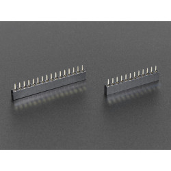 Adafruit Kit Headers Femelles Courts Low Profile pour carte Feather