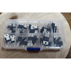 Assortiment de 50 régulateurs de tension