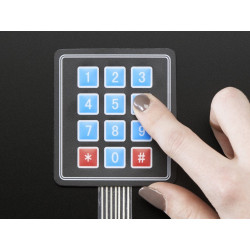 Clavier souple 12 touches matrice 3x4