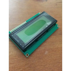 Afficheur LCD 4 lignes 20 caractères Vert