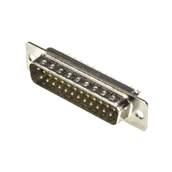 Connecteur Sub-D Male 25 voies montage panneau droit à souder