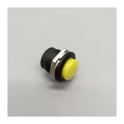 Bouton poussoir 16mm jaune