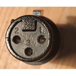 Prise XLR 3 points audio DMX femelle