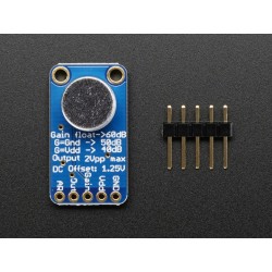 Microphone à électret amplifié MAX9814 avec AGC