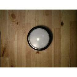 Gros bouton poussoir Arcade blanc 10cm de diamètre