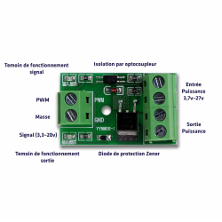 Module de pilotage MOSFET 60N03 PWM 3V-20V 10A
