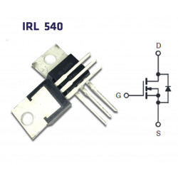 Mosfet IRL540 - Transistor de puissance