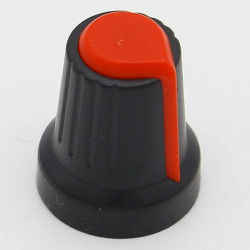 Lot de 5 boutons de potentiomètre avec flèche orange
