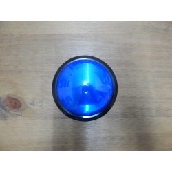 Gros bouton poussoir Arcade bleu 10cm de diamètre