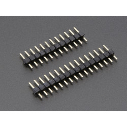 Adafruit Kit Headers Mâles Courts Low Profile pour carte Feather