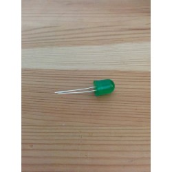 LED 10mm Vert teinté