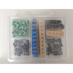 Pack 230 de condensateurs de 100uF 4,7uF 47uF et 470uF