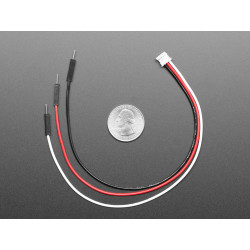 Adafruit Cable STEMMA JST-PH 2mm 3-Pin vers dupont male - 200mm