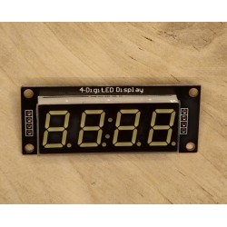 Module afficheur 7 segments 4 digits blanc