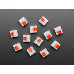 Adafruit Pack de 12 Interrupteurs mécaniques Kailh rouge