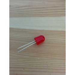 LED 10mm Rouge teinté