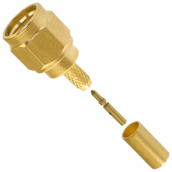 Connecteur SMA mâle droit 50 ohms à sertir