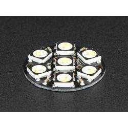 Adafruit NéoPixel Jewel 7 LEDs RGBW blanc chaud