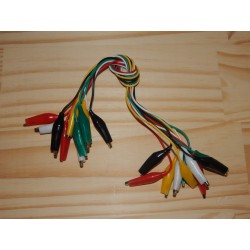 Lot de cables crocodiles