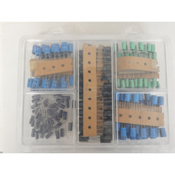 Pack 200 de condensateurs 100uF de 10 a 63v