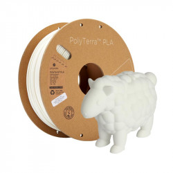 Filament PolyTerra PLA Blanc 1.75mm 1Kg