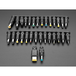 Adafruit Kit d'adaptateurs pour jacks 5.5 / 2.1mm vers CC (30 pièces)