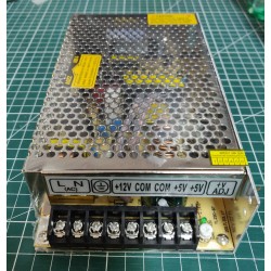 Alimentation secteur double tension 5v 12A & 12v 5A