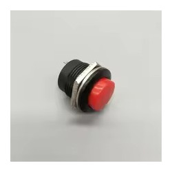 Bouton poussoir 16mm rouge