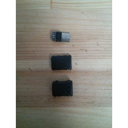 Connecteur USB micro mâle à souder sur câble