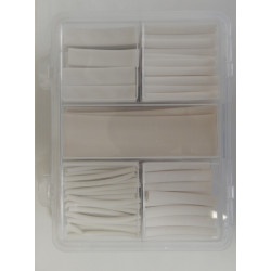 Pack Gaines Thermorétractables blanches 200 pieces