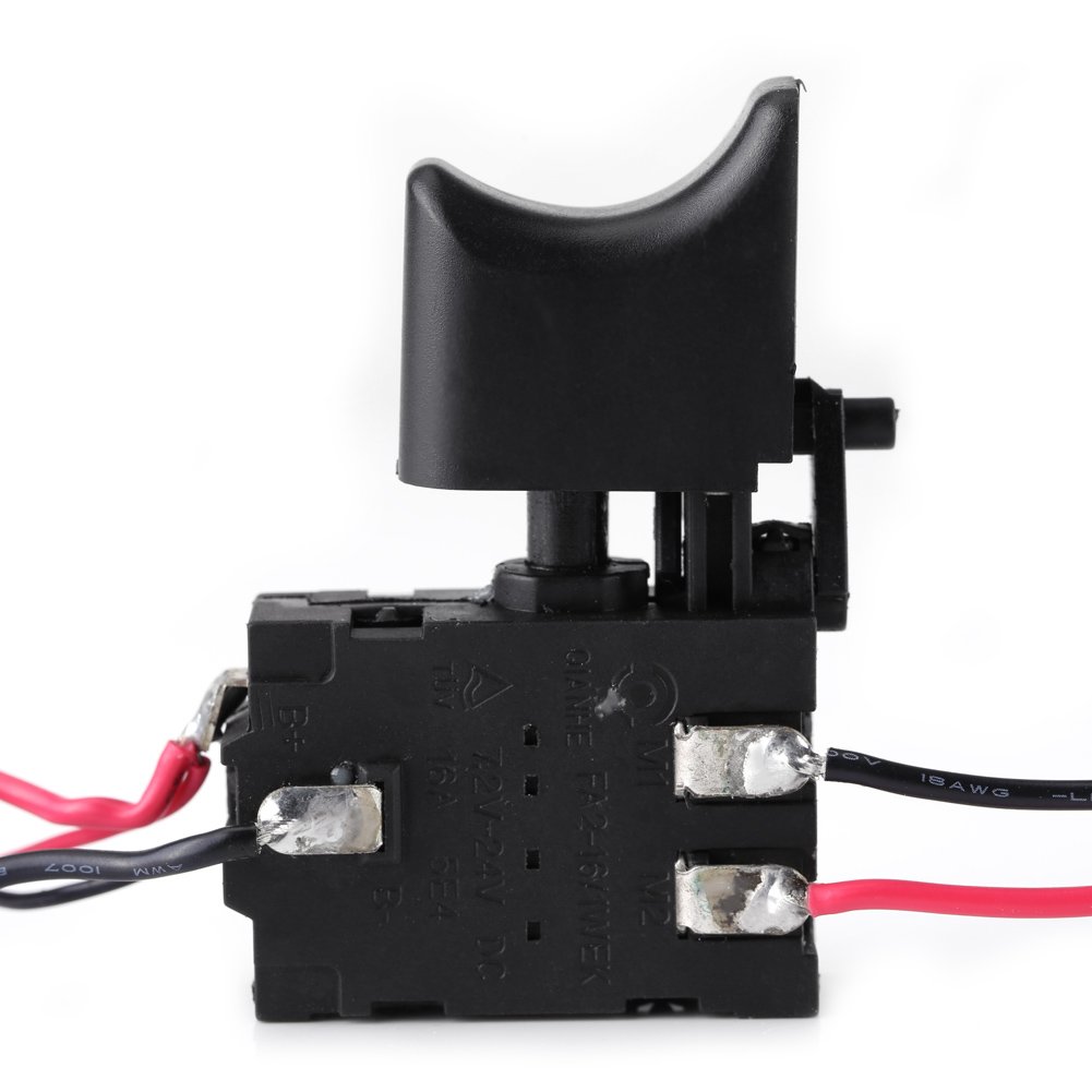 Interruptor de berbequim sem fios, 7,2 V ~ 24 V 16A