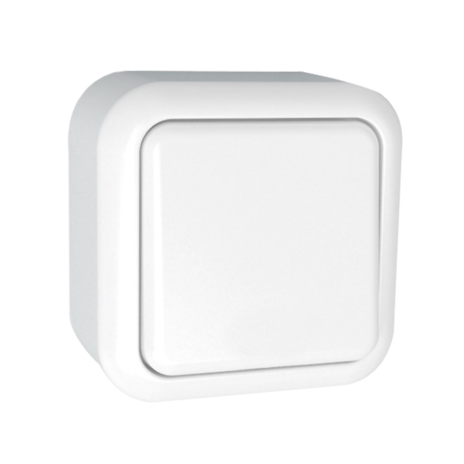 Interruptor de Superficie Simples Comutado - Cor: Branco