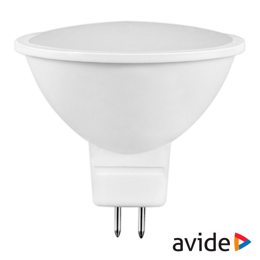 Lâmpada Led Gu5,3 Mr16 Spot 6W 12V AC 3000K 480Lm 12V Avide