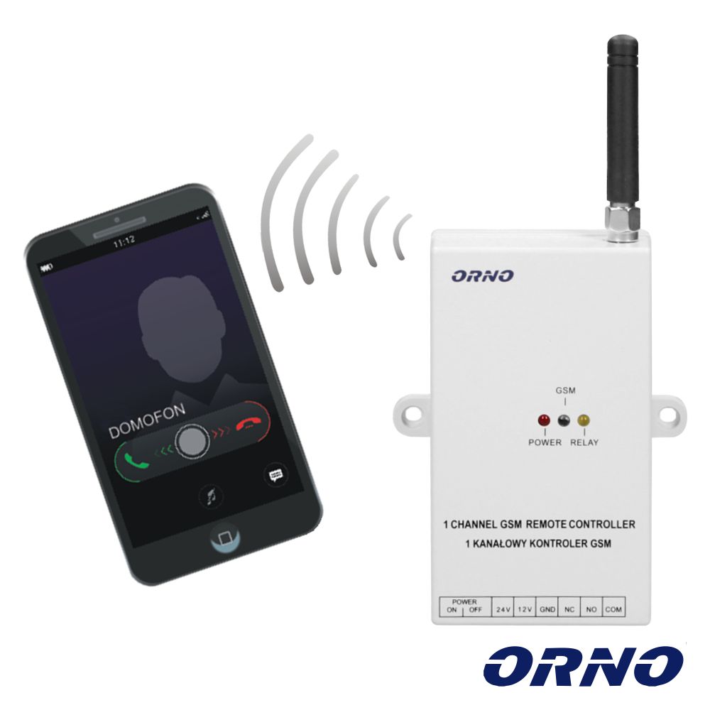 Módulo De Controlo Gsm P/ Portão Automático Orno