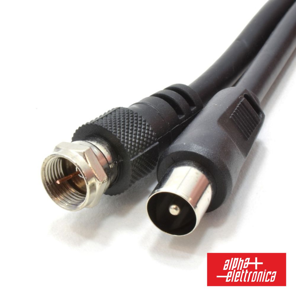 Cabo F Macho / Coaxial 9,5mm Macho 5m ALPHA