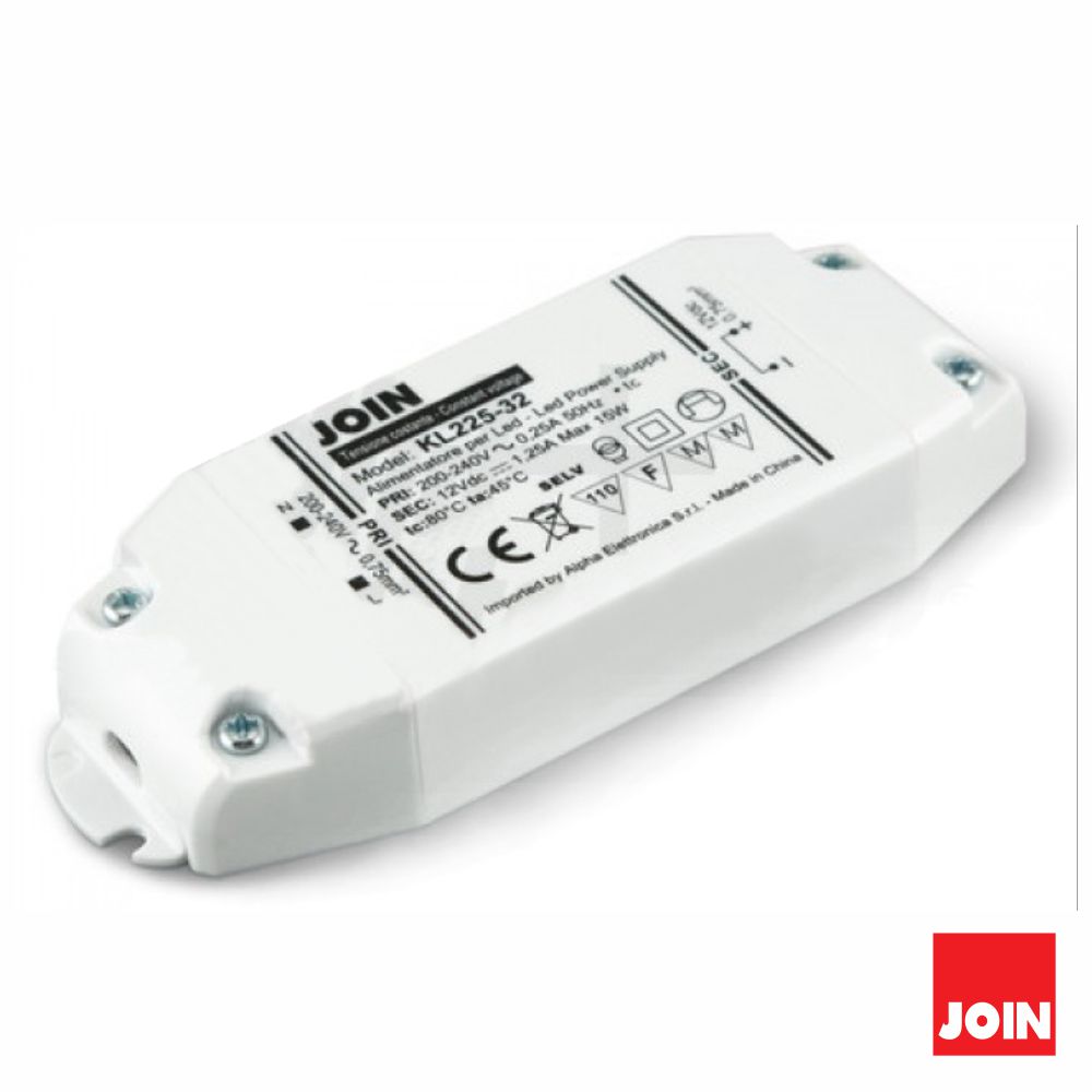 Fonte De Alimentação Fixa 1,25a 15W 12V Superslim JOIN