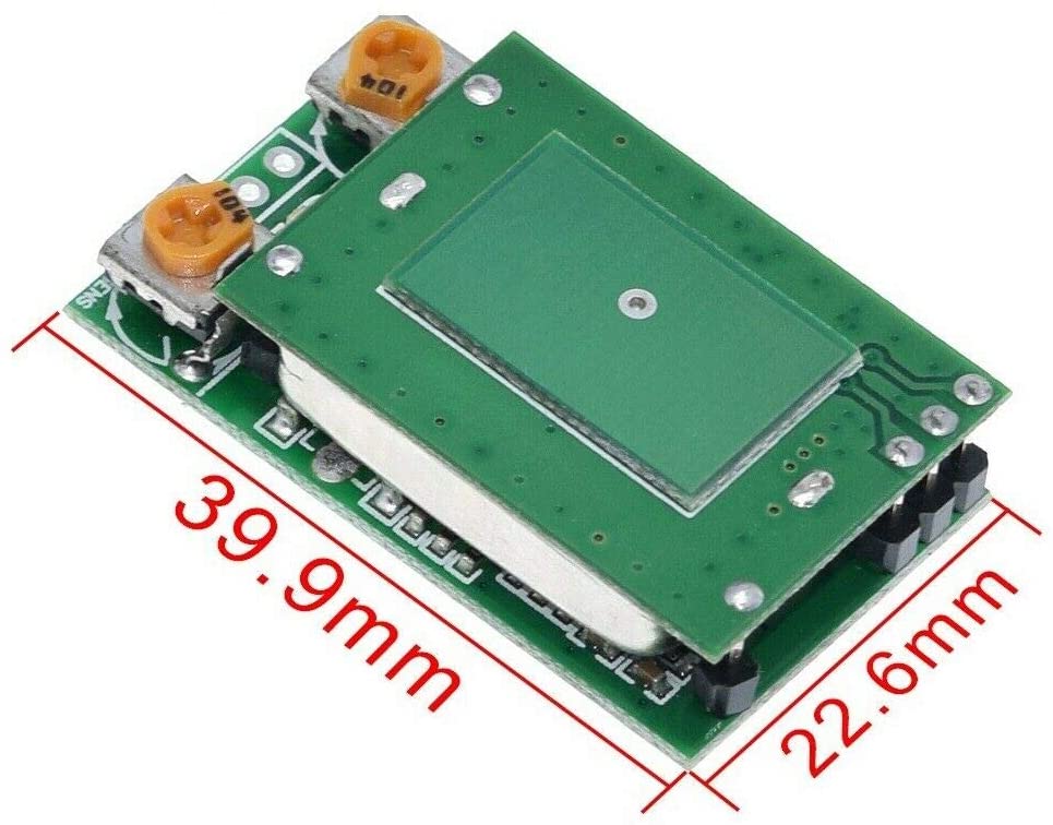 Placa módulo 5,8 GHz Radar sensor microondas 5 V