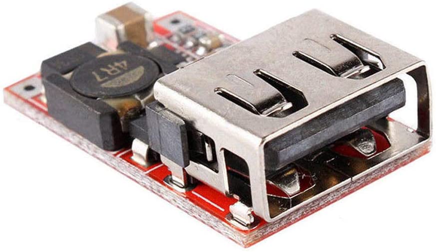 Placa DC-DC USB Step Down 6-24V 12V/24V para 5 V 3A USB alimentação Arduino fonte de alimentação