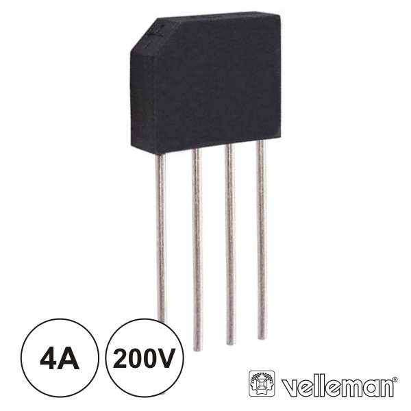 Ponte Rectificadora 200v 4a Rs403
