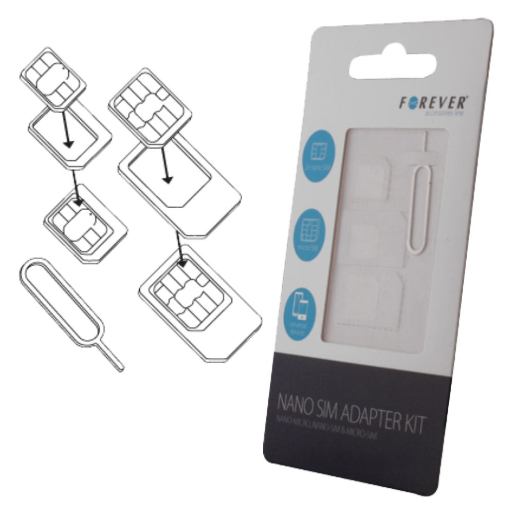 Conjunto Adaptador Cartões Sim