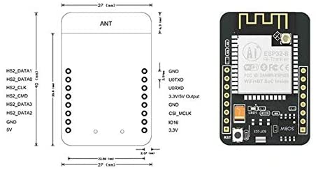 Placa módulo Câmera ESP32-CAM Bluetooth WiFi ESP32 OV2640
