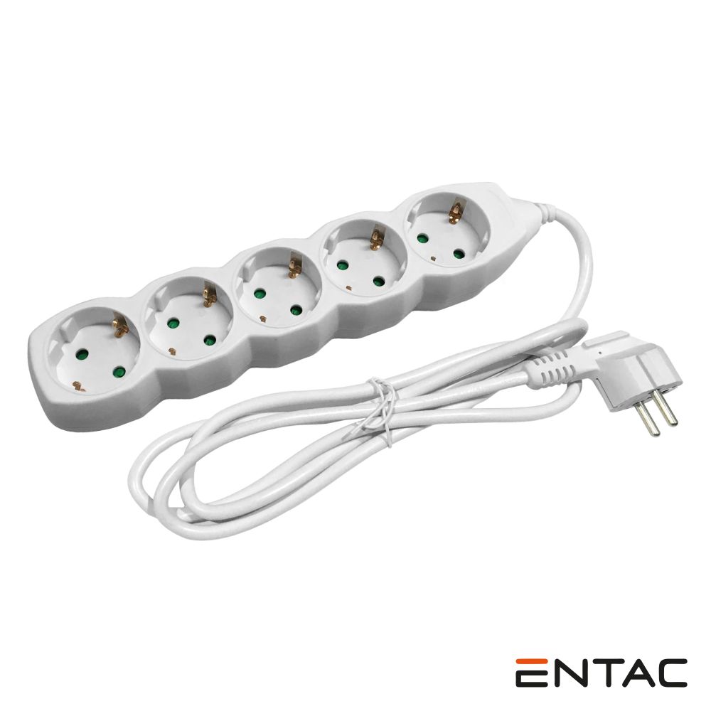 Tomada Elétrica C/ 5 Saídas 1,5m Entac